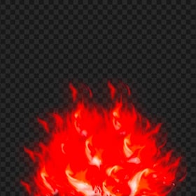 Red Huge Fire Flames HD Transparent Background