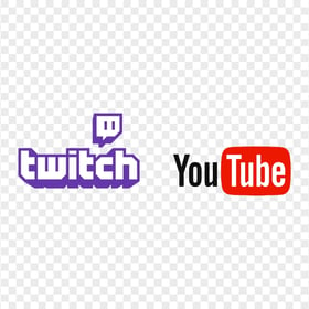 HD Youtube & Twitch Logos Transparent Background PNG