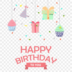 HD Happy Birthday To You Vector Design PNG