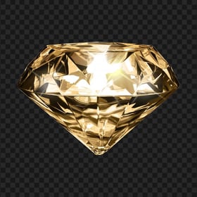 HD Gold Diamond Transparent Background