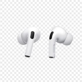 New White Apple Airpods Pro Transparent Background