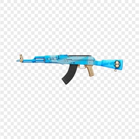 Blue Skin PUBG Akm Gun Weapon