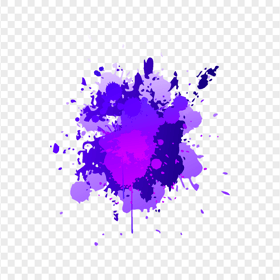 Purple Illustration Abstract Paint Splash PNG