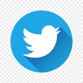 Round Twitter Flat Icon PNG