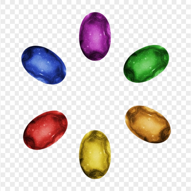 HD Thanos Hand Infinity Gems Power PNG