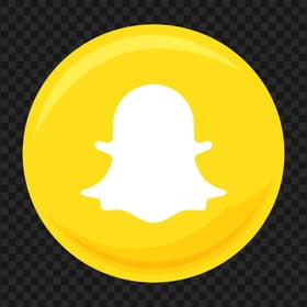 HD Round Vector Snapchat Logo Icon PNG Image