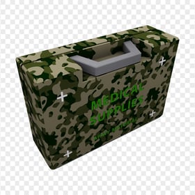 Illustration 3D Military Army First Aid Handbag