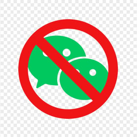 WeChat Chat App Ban Banned Sign