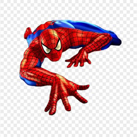 HD Crawling Spider Man Character Hero PNG