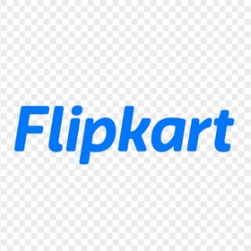 Flipkart Text Blue Logo PNG Image