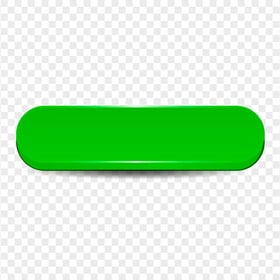 3D Green Vector Blank Button PNG