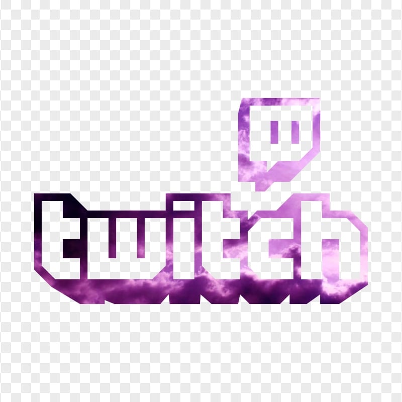 HD Aesthetic Twitch Purple Logo Transparent Background PNG