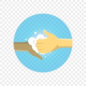 Coronavirus Hand Wash Soap Water Clipart Icon
