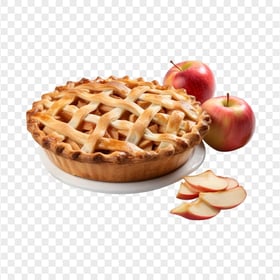 HD Caramel Pear Pie with Apple Fruit