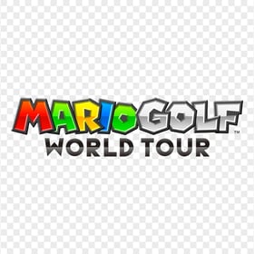HD Mario Golf World Tour Logo PNG