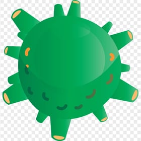 Covid 2019 Coronavirus Shape Cartoon Icon