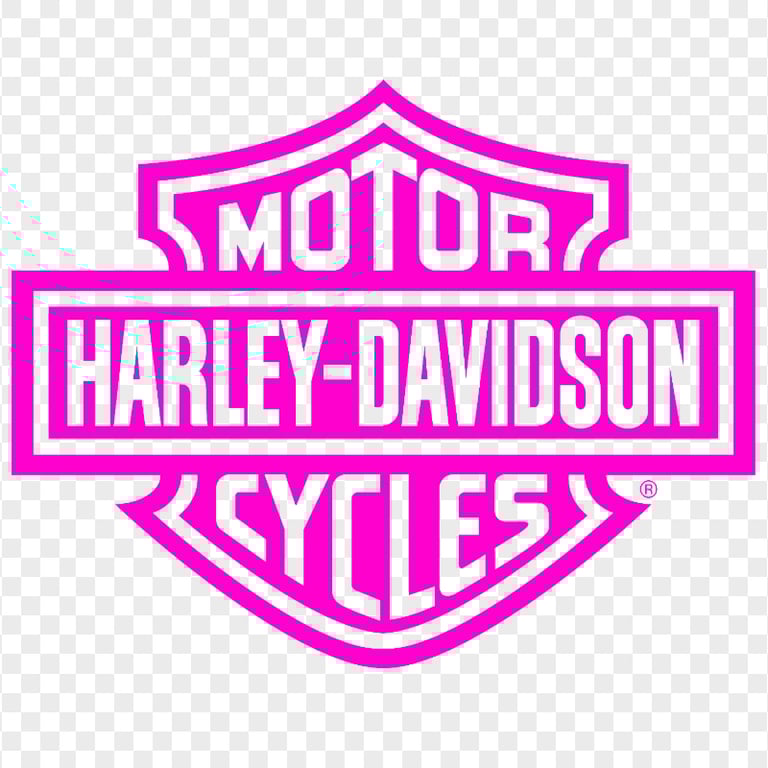 Harley Davidson Pink Logo Transparent Background Citypng