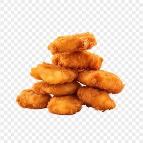 HD Crispy Deep Fried Chicken Nuggets Transparent PNG