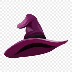 HD Halloween Witch Hat Purple Clipart Cartoon Illustration PNG