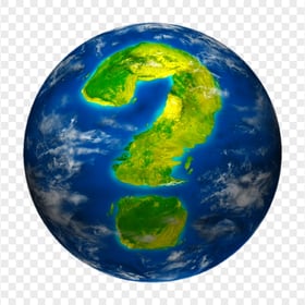 HD Earth Globe Question Transparent PNG