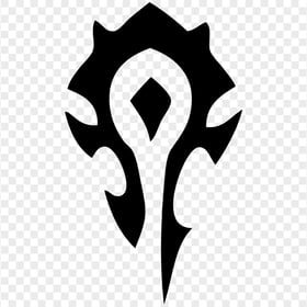 World of Warcraft Orda Black Logo PNG