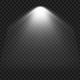 HD White Spotlight Light Effect PNG