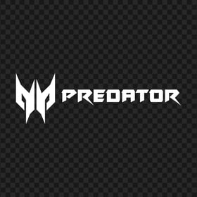 Predator White Logo Transparent PNG
