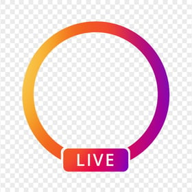 Live Instagram Circle Logo Icon