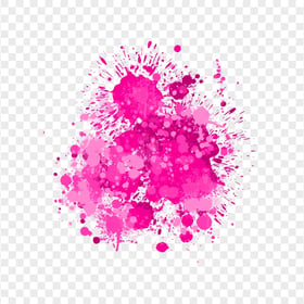 HD Abstract Pink Drop Paint Splash Transparent PNG