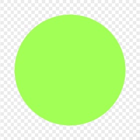 HD Green Circle Transparent Background