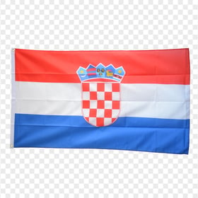 HD Real Croatia Fabric Flag PNG