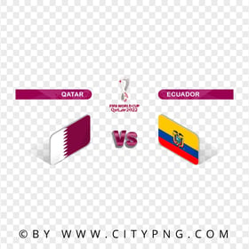Qatar Vs Ecuador Fifa World Cup 2022 PNG Image