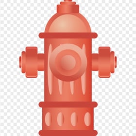 Red Vector Fire Hydrant Transparent Background