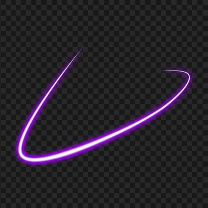 HD Purple Neon Light Line PNG