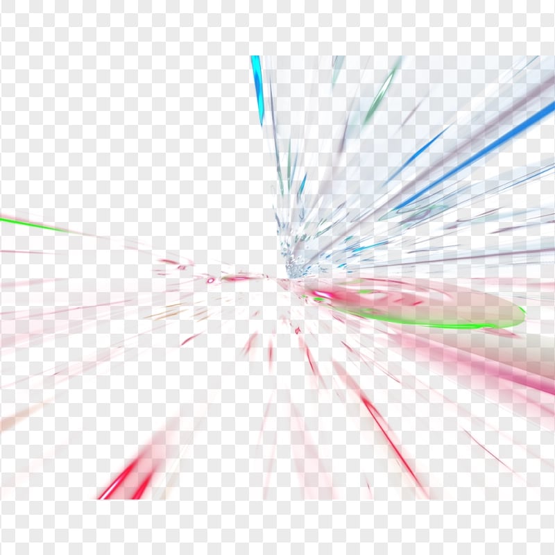 HD Colors Light Lines Speed Effect PNG