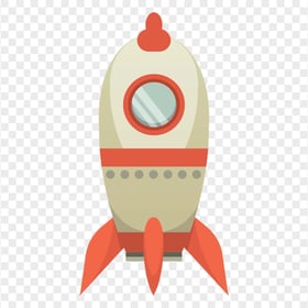 Cartoon Flight Spaceship Rocket clipart