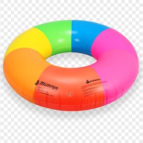 HD Inflatable Buoy Ring Pool Float PNG