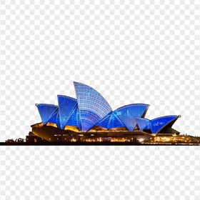 Australia Opera House Sydney At Night HD PNG