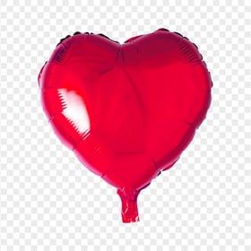 HD Red Love Heart Balloon Valentine Day PNG
