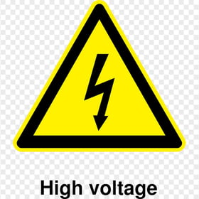 High Voltage Caution Electricity Electric Sign