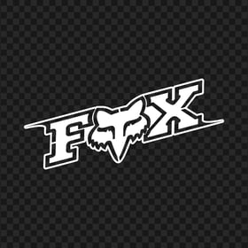 Fox Racing White Logo PNG