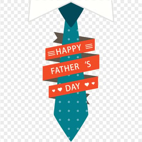 HD Vector Happy Father's Day Tie Design Transparent PNG