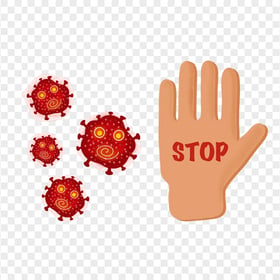 Fight Stop Coronavirus Pandemic Covid19 Illustration