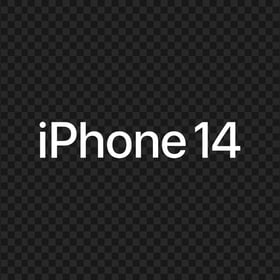 iPhone 14 White Logo FREE PNG