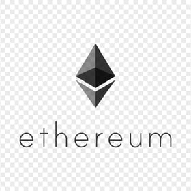 HD Ethereum ETH Dark Logo Transparent PNG