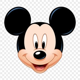 HD Mickey Mouse Face Head Transparent PNG