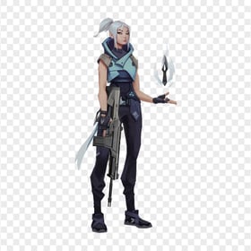 HD Valorant Jett Agent Player Character PNG