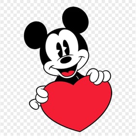 Clipart Walt Disney Mickey Mouse In Love PNG