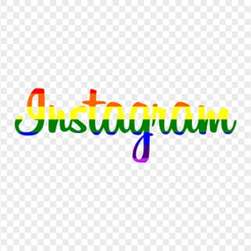 HD Instagram Rainbow Logo PNG