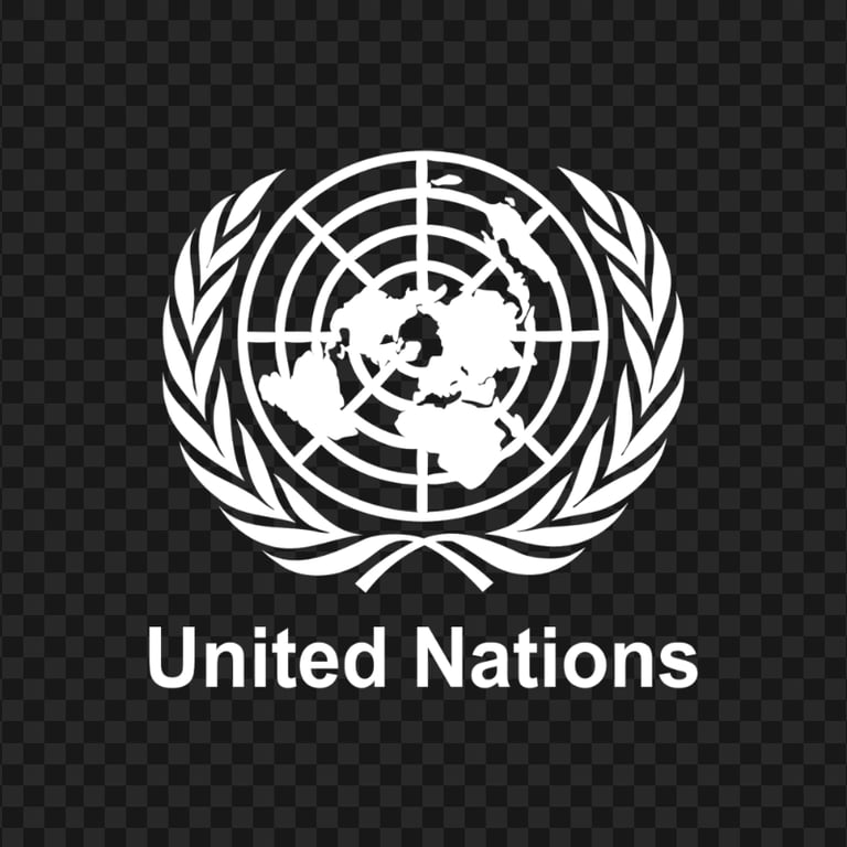 United Nations White Logo Download PNG